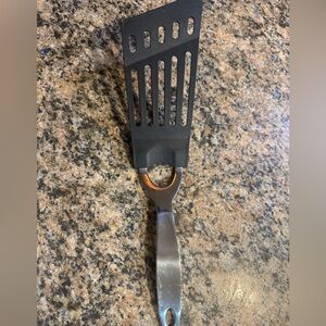 Oneida Stainless Nylon Long Flexible Turner Blade Slotted Angler Spatula 14”